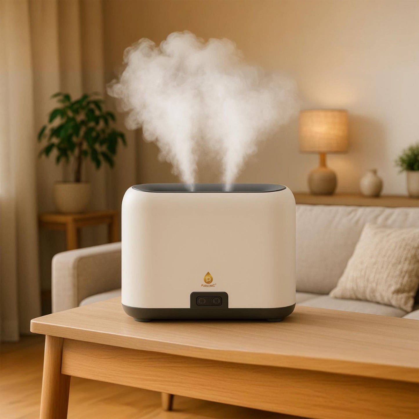 Pursonic Essential Oil FlameGlow Aromatherapy Diffuser-2